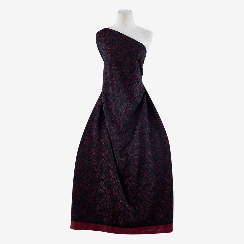 BATLIMORE BONDED LACE  | 25058-BONDED MERLOT DELIGHT - Zelouf Fabrics