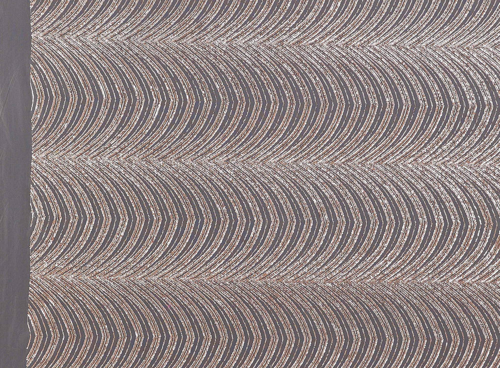 BLUSH MYSTERY | 25060 - PLAYBILL SWAG SEQUINS MESH - Zelouf Fabrics