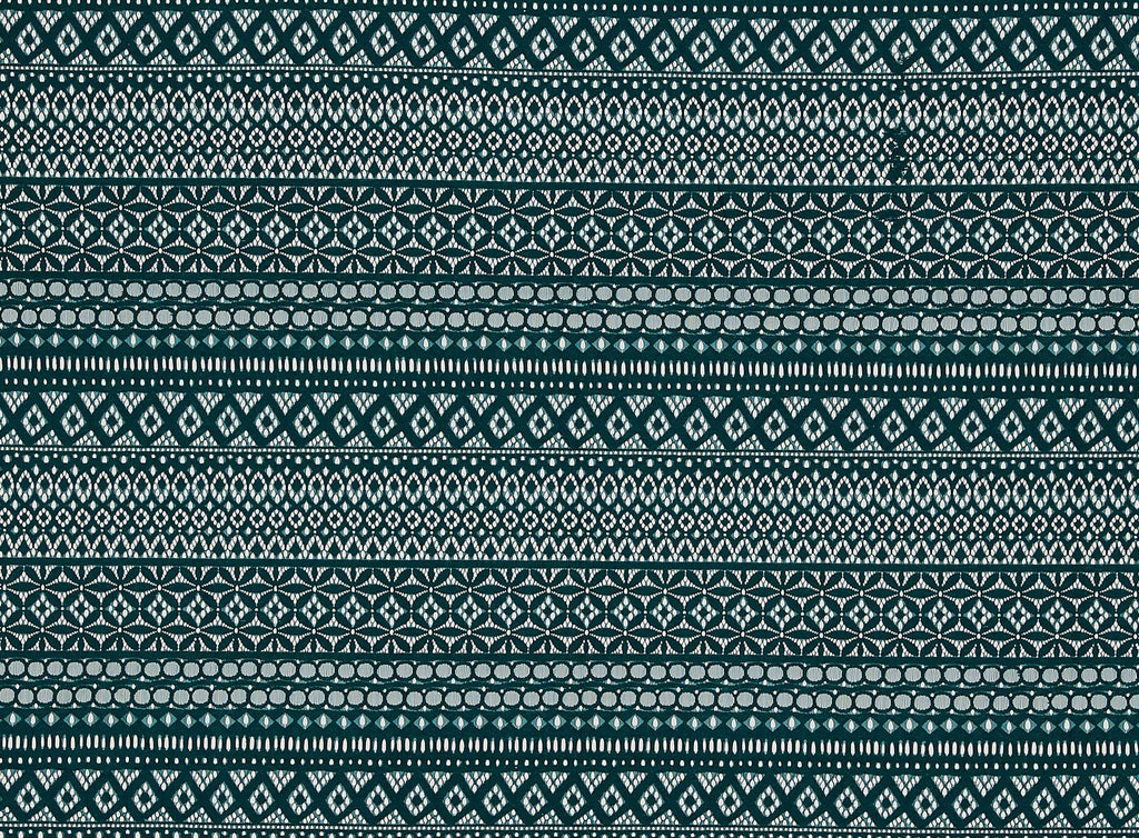 LAURIE GEO STRIPE BONDED LACE  | 25063-BONDED  - Zelouf Fabrics