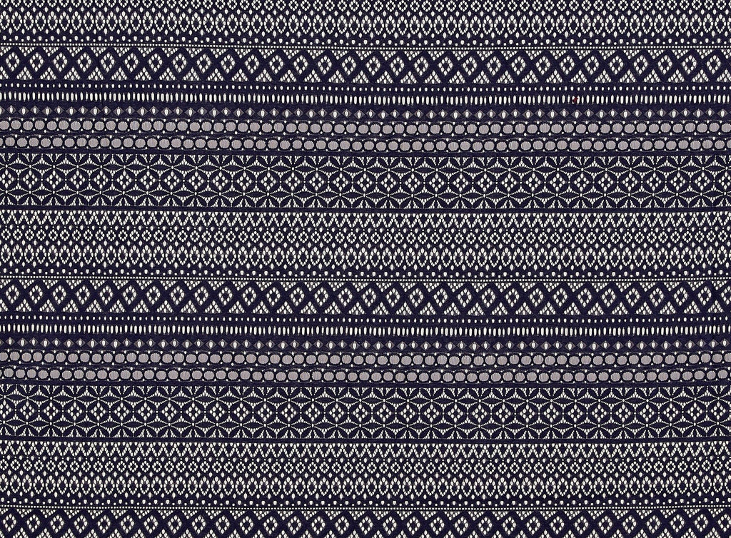 LAURIE GEO STRIPE BONDED LACE  | 25063-BONDED  - Zelouf Fabrics