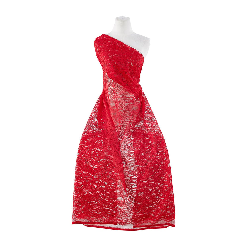 GLAZED LACE  | 25064 RED DELIGHT - Zelouf Fabrics