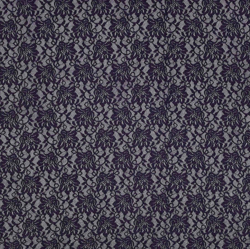 PUMPED LUREX MESH BONDED LACE  | 25065  - Zelouf Fabrics