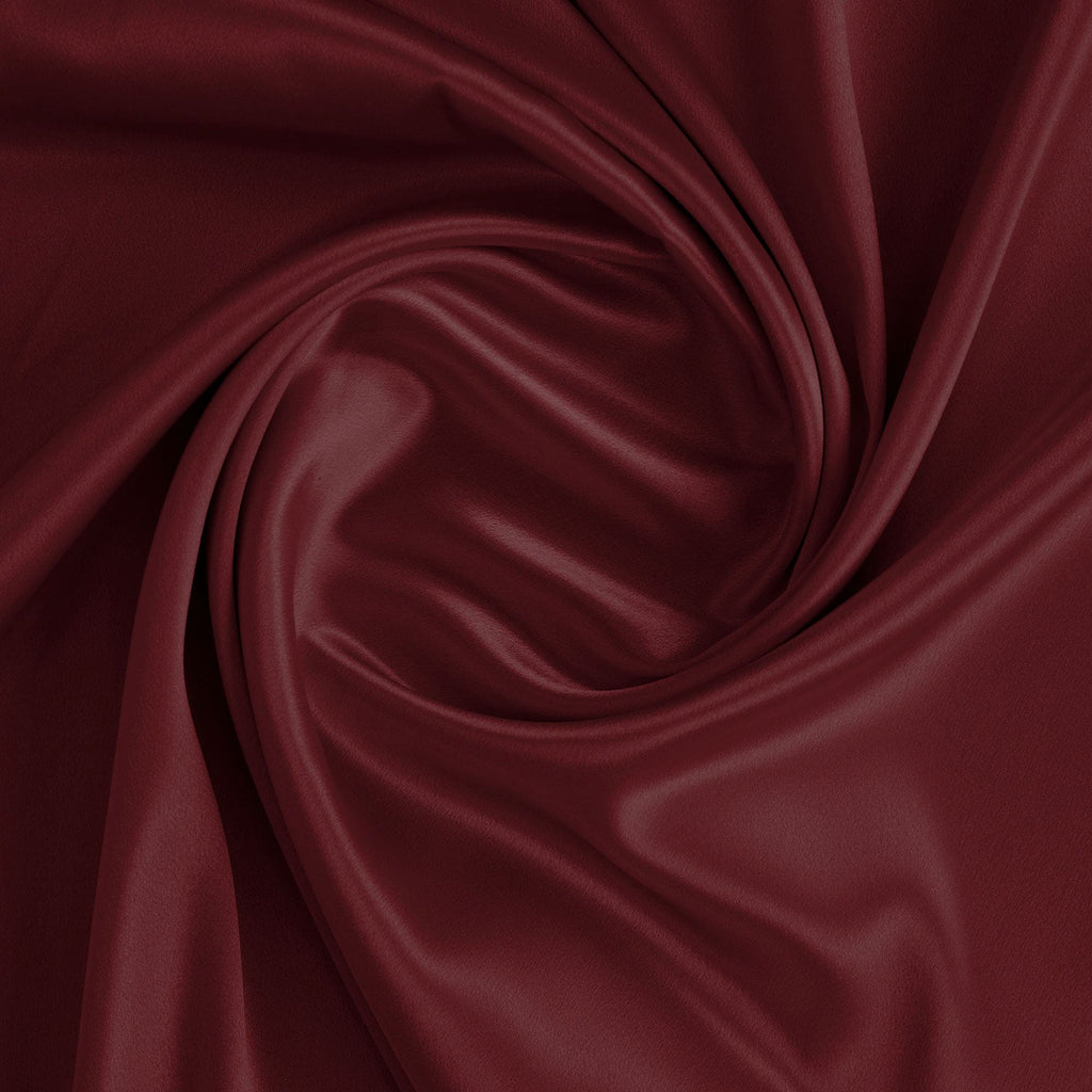 ARRESTING WINE | 25075 - KARINA SHINY STRETCH SATIN - Zelouf Fabrics