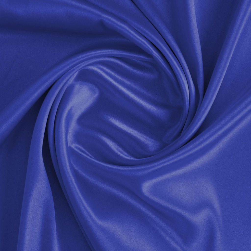 BRILLIANT COBALT | 25075-BLUE - KARINA SHINY STRETCH SATIN - Zelouf Fabrics