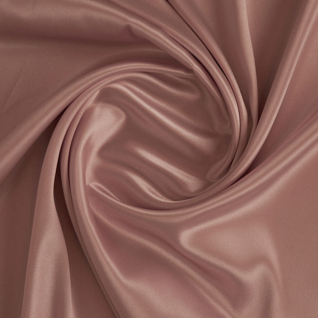 ELEGANT MAUVE | 25075 - KARINA SHINY STRETCH SATIN - Zelouf Fabrics