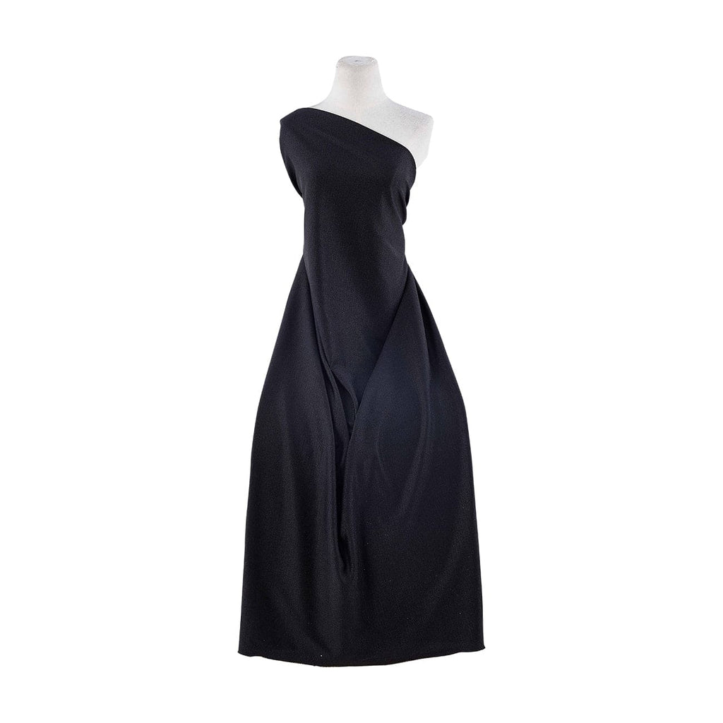 VENUS SHINY TWILL SCUBA  | 25123 BLACK - Zelouf Fabrics