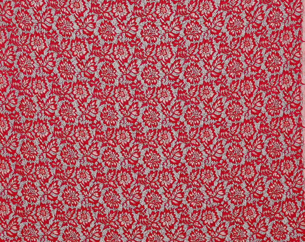 RED DELIGHT | 25134-SEQUINS - LEI FLOWER SEQUINS LACE - Zelouf Fabrics