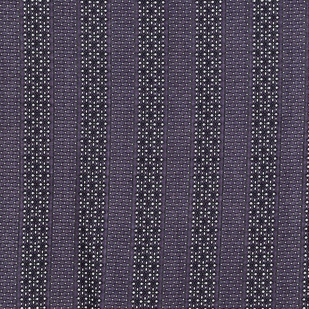 STEEL DELIGHT | 25136 - SLACK EYELET LACE - Zelouf Fabrics