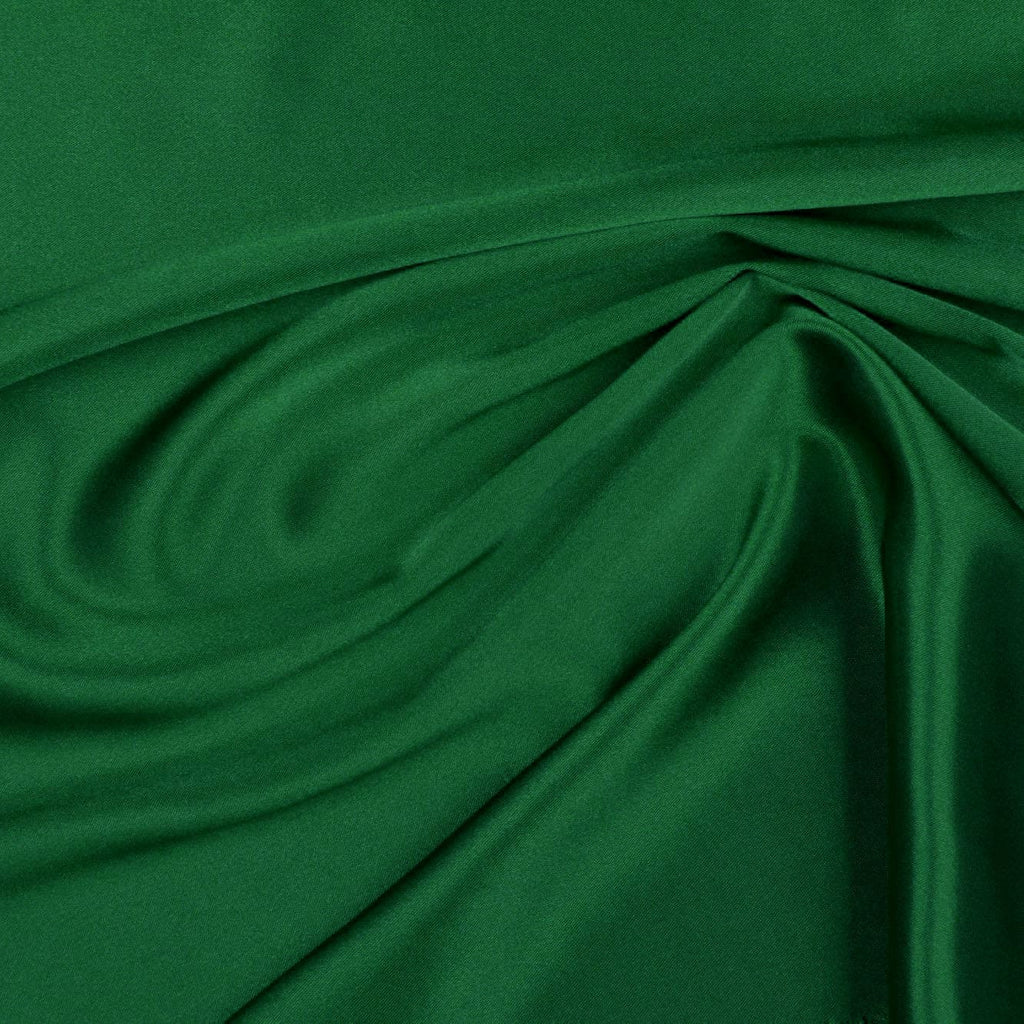 BARCELONA STRETCH SATIN | 25141 BRILLIANT GREEN - Zelouf Fabrics