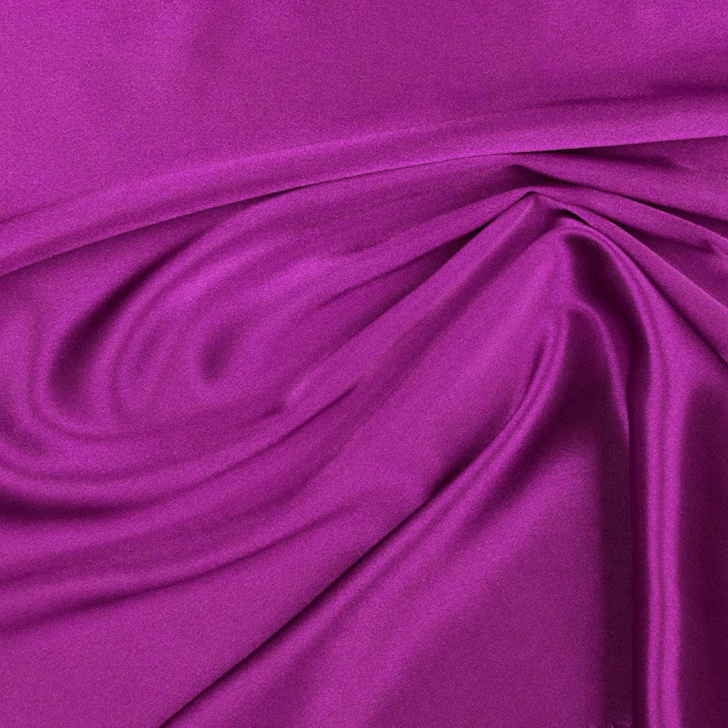 BARCELONA STRETCH SATIN | 25141 BRILLIANT PINK - Zelouf Fabrics