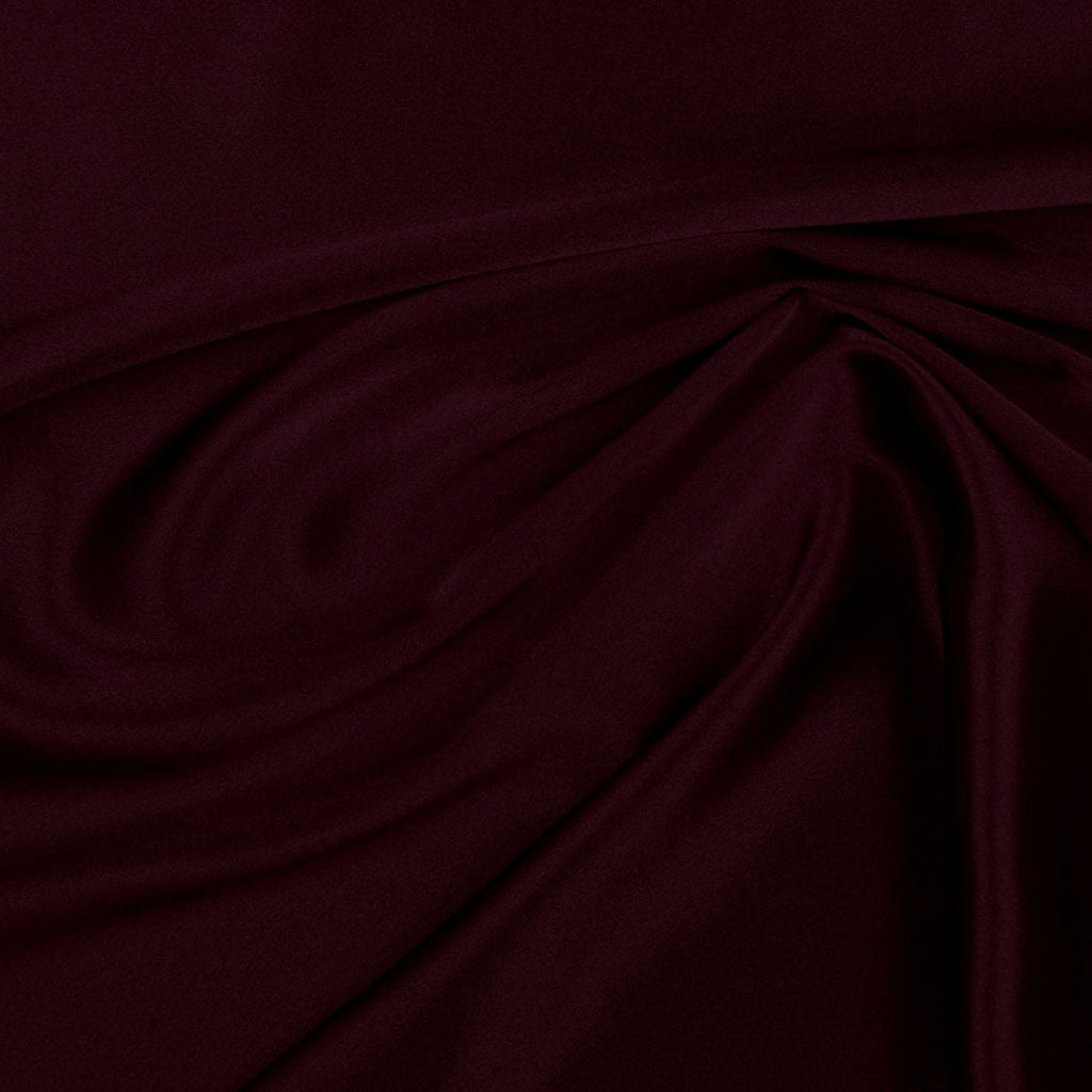 MERLOT DELIGHT | 25141-RED - BARCELONA STRETCH SATIN - Zelouf Fabrics