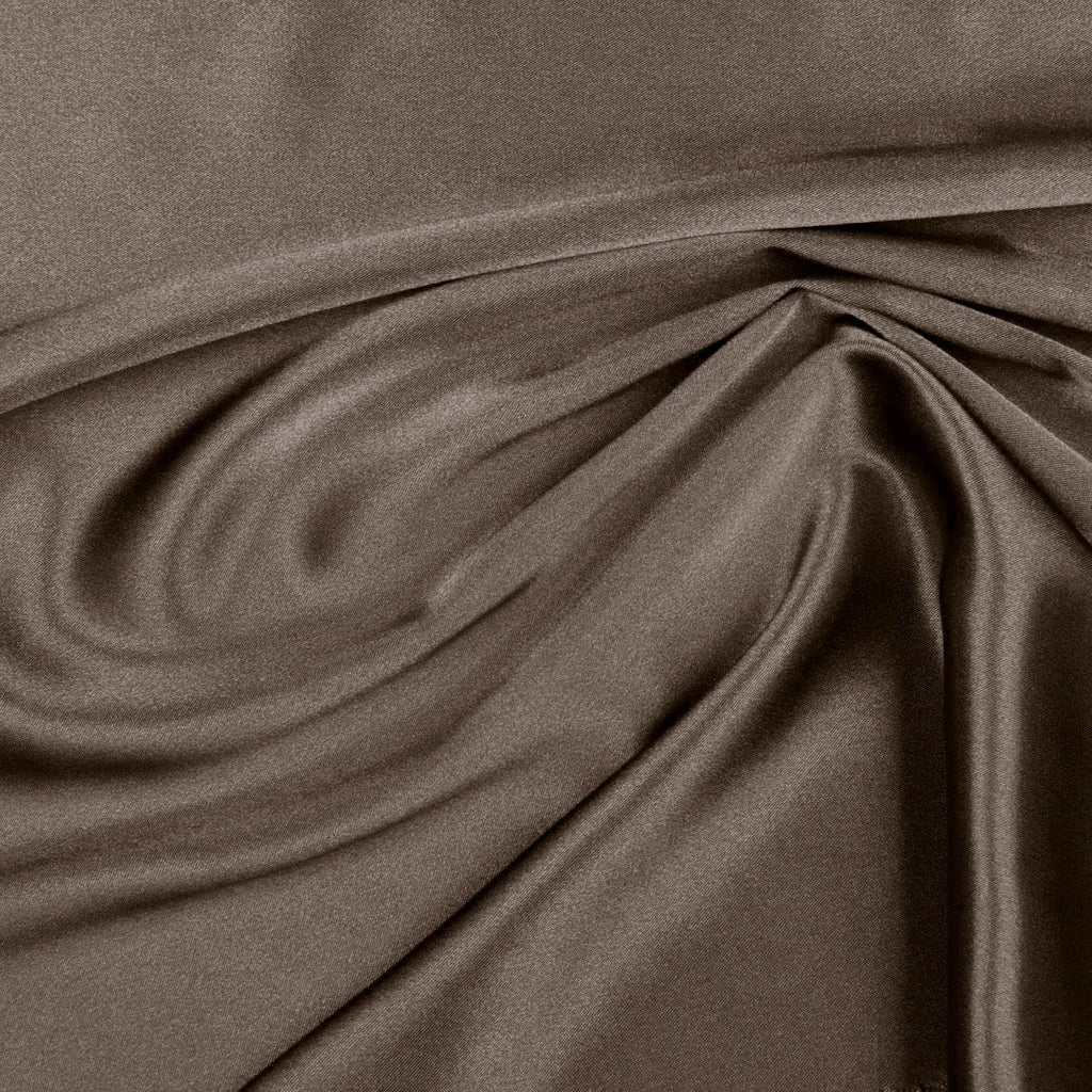 TAUPE MYSTERY | 1-BARCELONA STRETCH SATIN | 25141 - Zelouf Fabrics