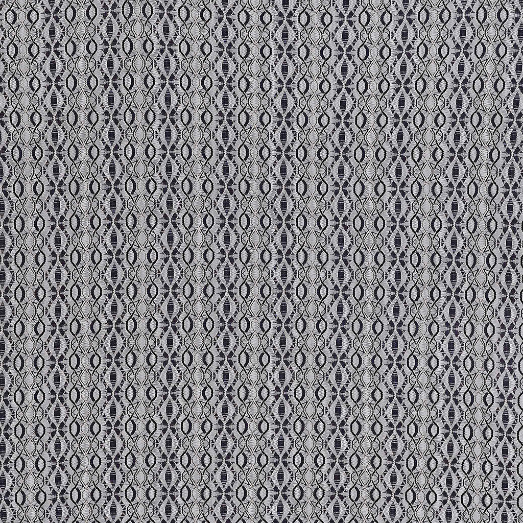 METZ TWO TONE GEO STRETCH LACE  | 25170  - Zelouf Fabrics