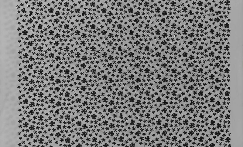 ALBI FOIL OUTLINED 3D FLOWER MESH  | 25186