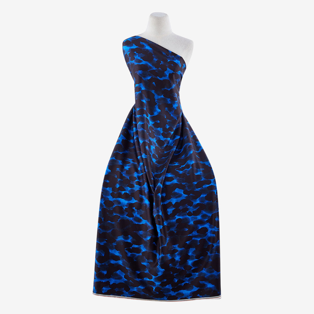 ROYAL COMBO | 25247-5566DP - KINGSTON LEOPARD PRINT SCUBA - Zelouf Fabrics