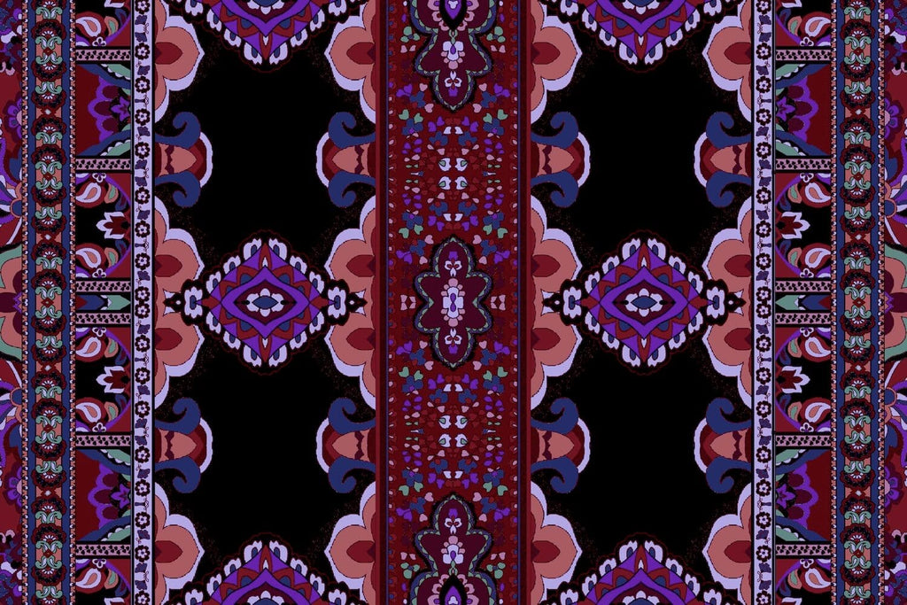 MONACO PAISLEY DB PRINT BELLE CREPE  | 25312DB-1323DP  - Zelouf Fabrics