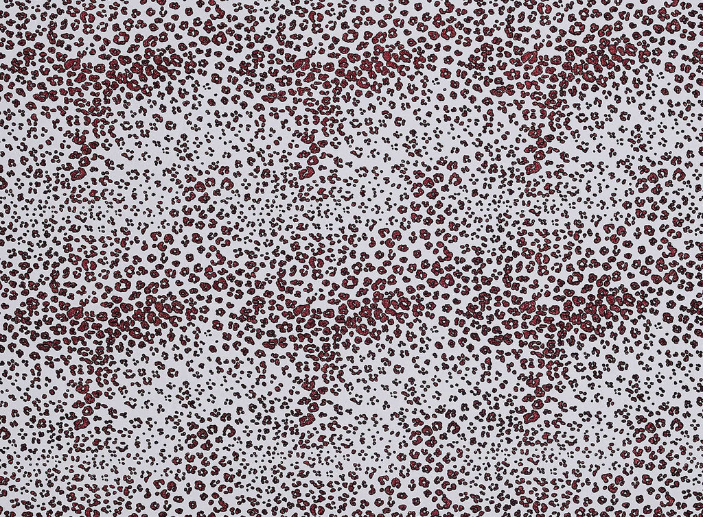 BLACK/WINE | 25326 - CHESTER GLITTER FLOCK MESH - Zelouf Fabrics