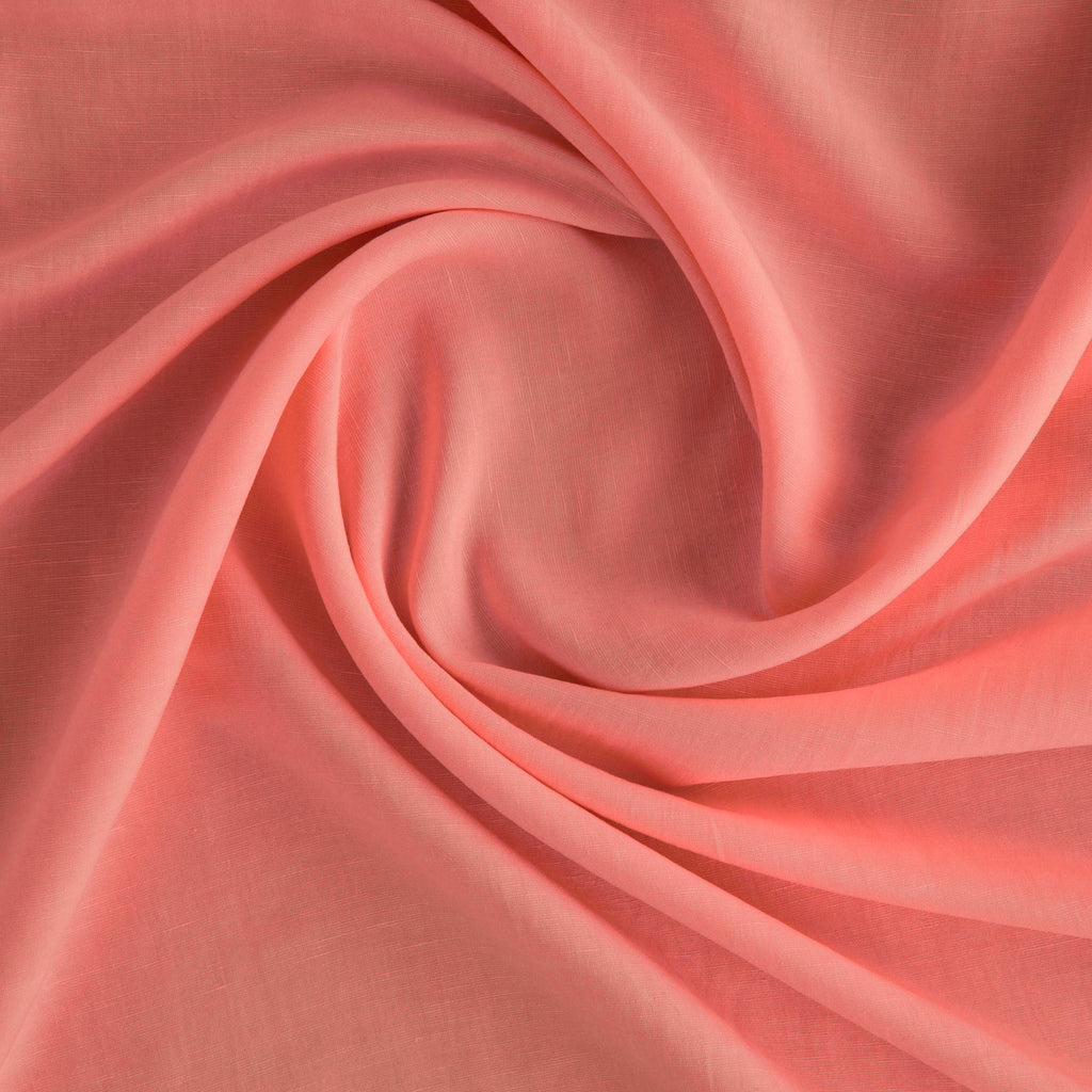 BRILLIANT CHERRY | 25335 - LIGHT RAYON LINEN - Zelouf Fabrics