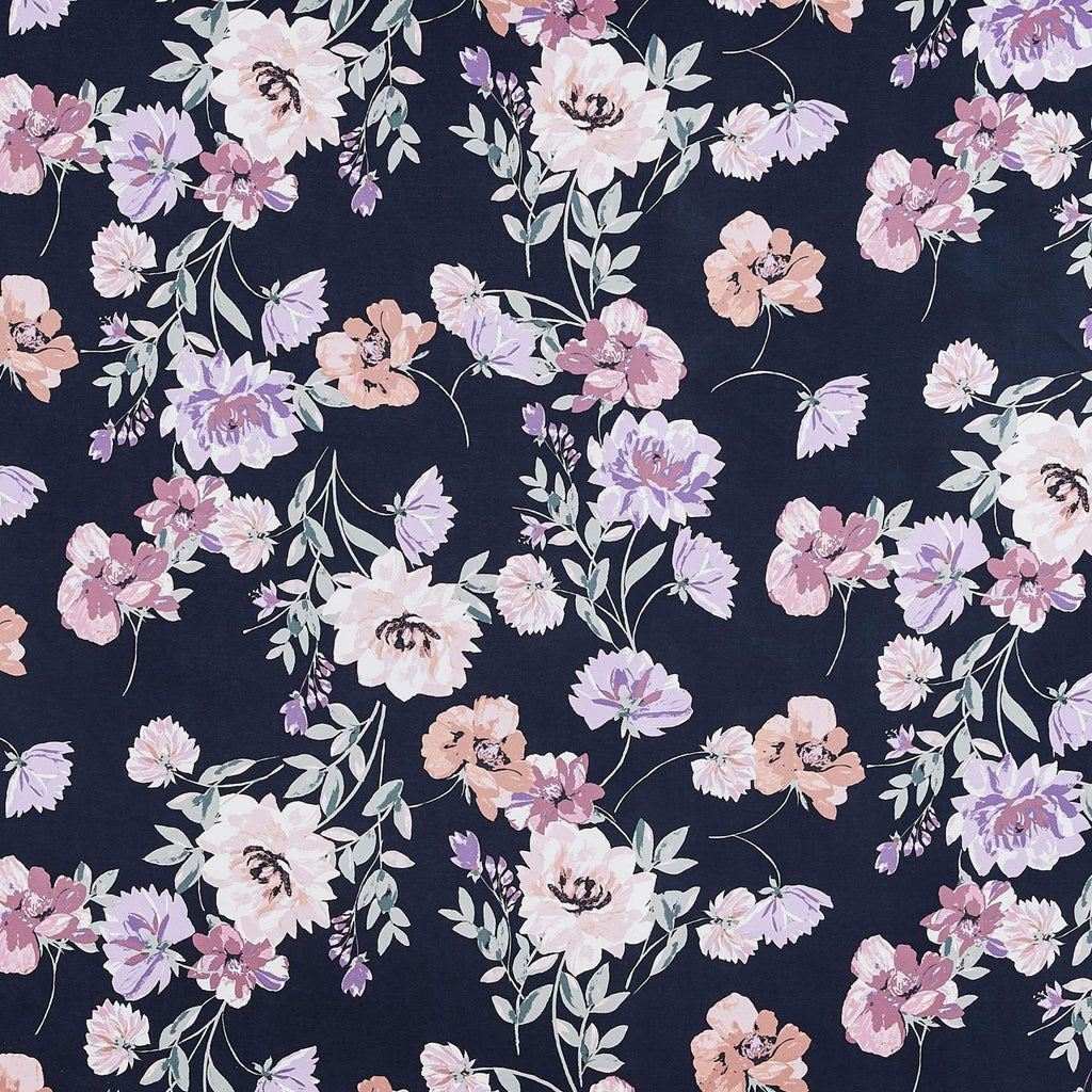 TUILERIES ALL OVER FLORAL PRINT MIKADO  | 25340-4765DP  - Zelouf Fabrics