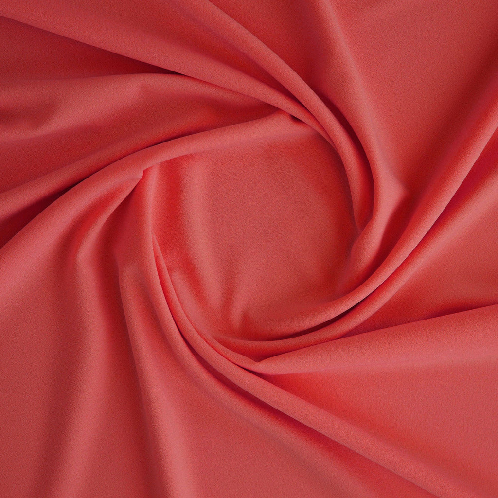 BRILLIANT CHERRY | 25370 - HAVANA CREPE - Zelouf Fabric