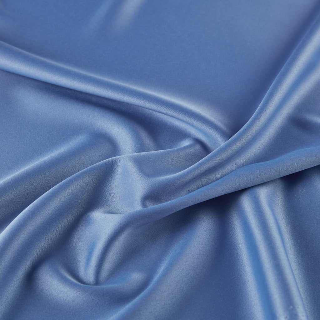 MENORCA STRETCH SATIN  | 25389 LAKE ALLURE - Zelouf Fabrics