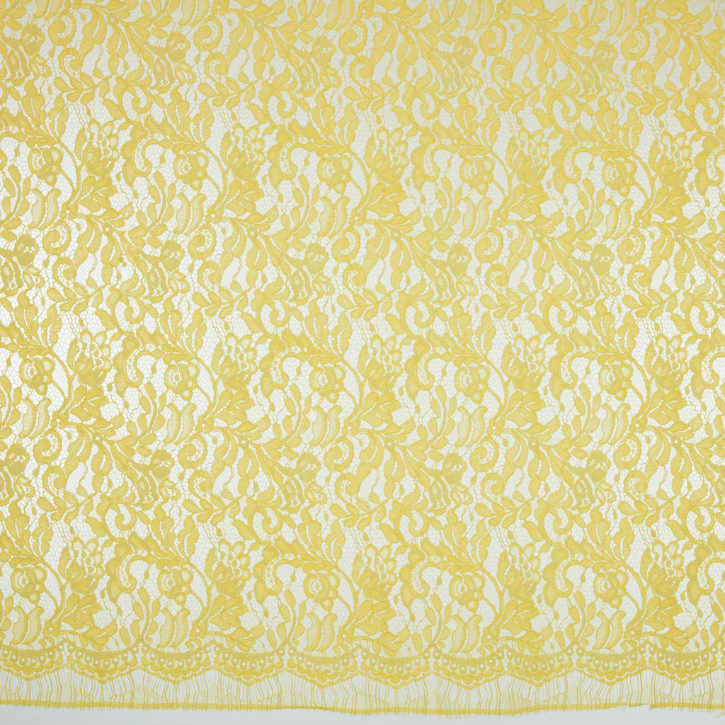 LEMON WING | 25391 - IMPACT FLORAL CORDED LACE - Zelouf Fabrics