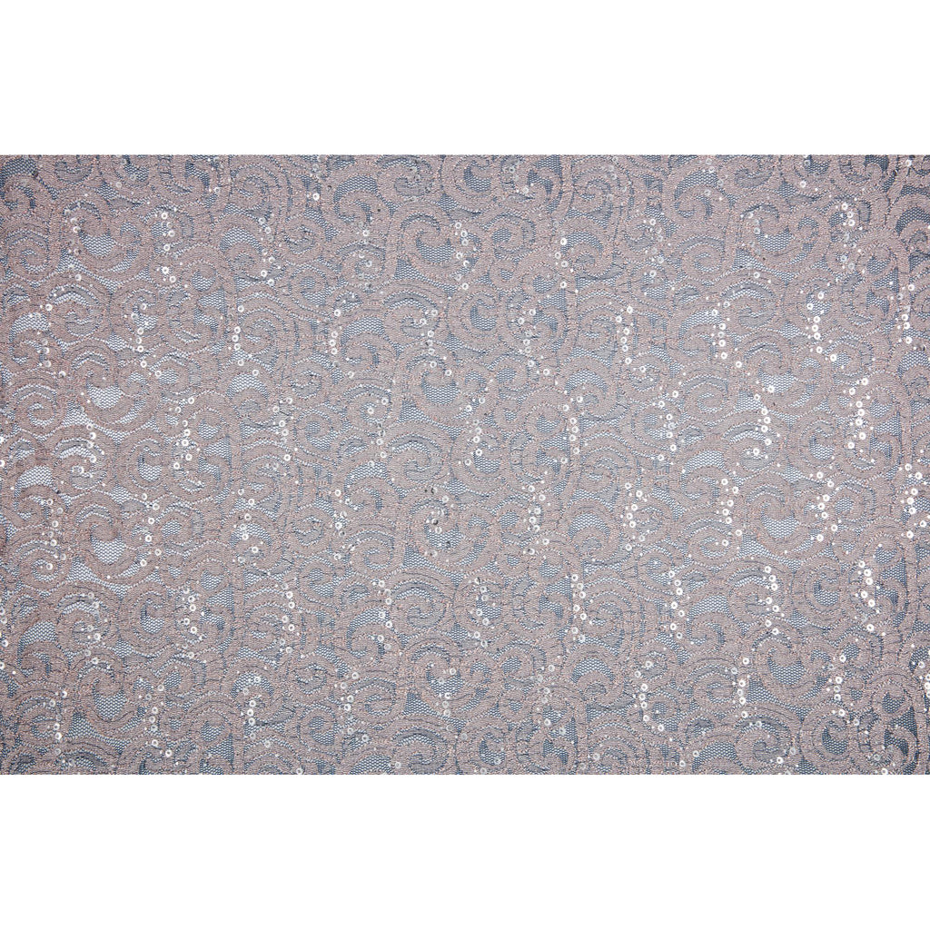 TAUPE/BLACK | 25422-TRAN - NATASHA FLORAL TRANS LACE - Zelouf Fabrics