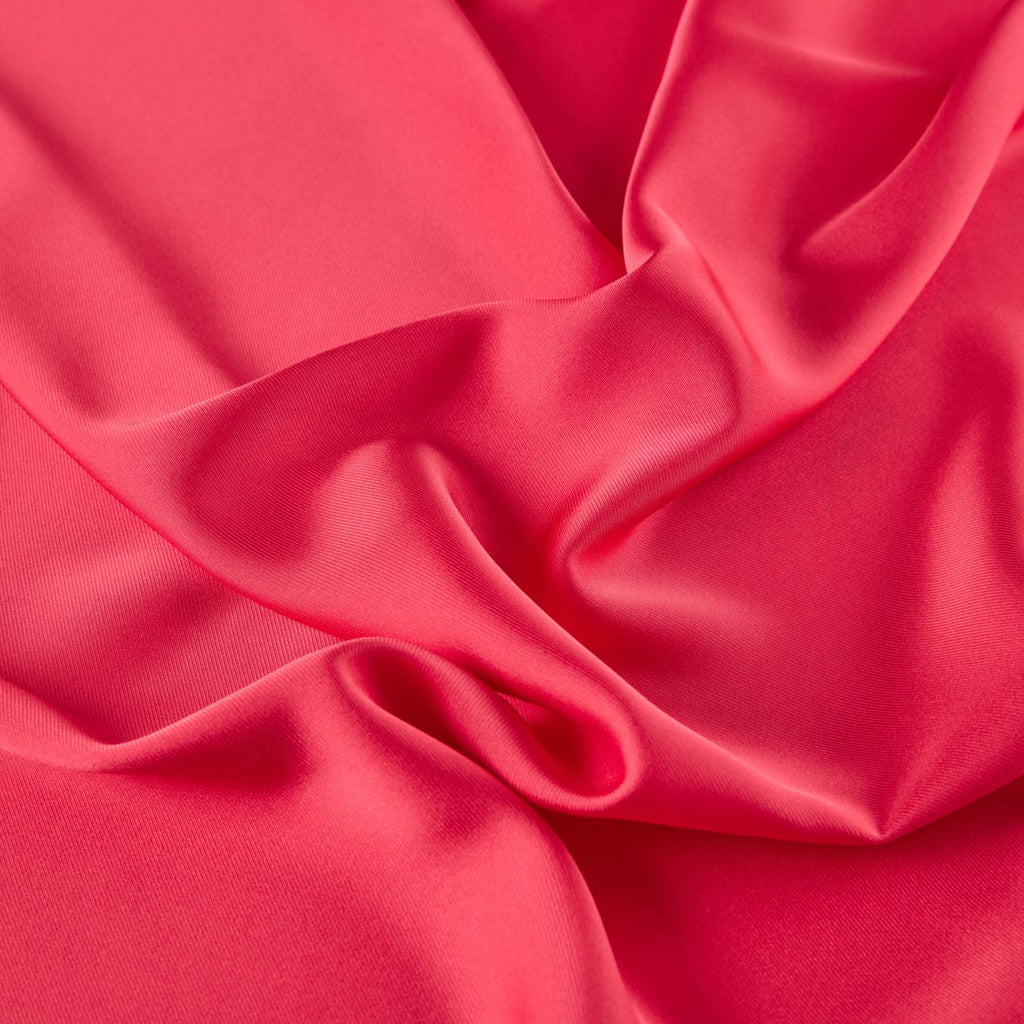 DAISY SHINY TWILL  | 25432 BRILLIANT CHERR - Zelouf Fabrics