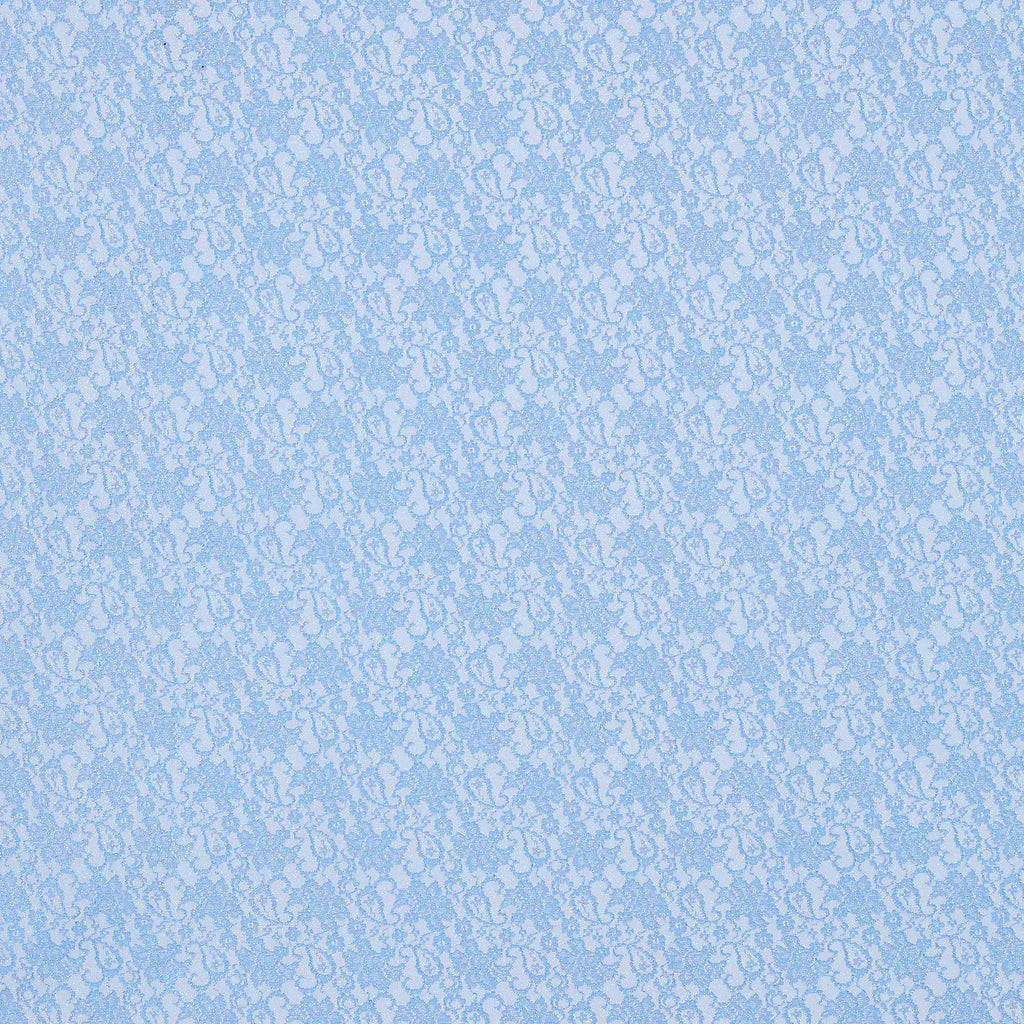 DENVER FLORAL GLITTER SCALLOP LACE  | 25433SC-GLITTER  - Zelouf Fabrics