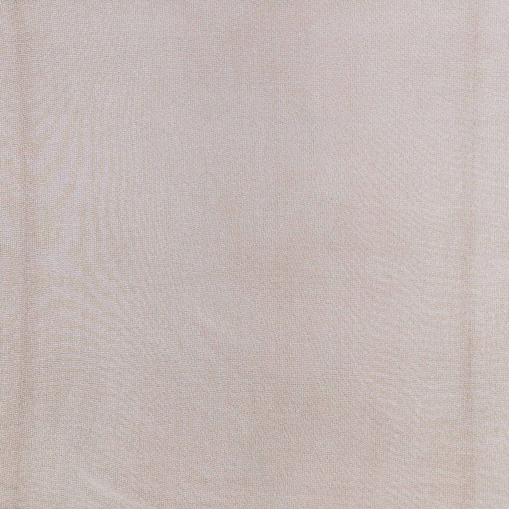  SERENE SAND | 25454-CLEAR - STAMP ALL OVER CLEAR TRANS STRETCH KNIT - Zelouf Fabrics