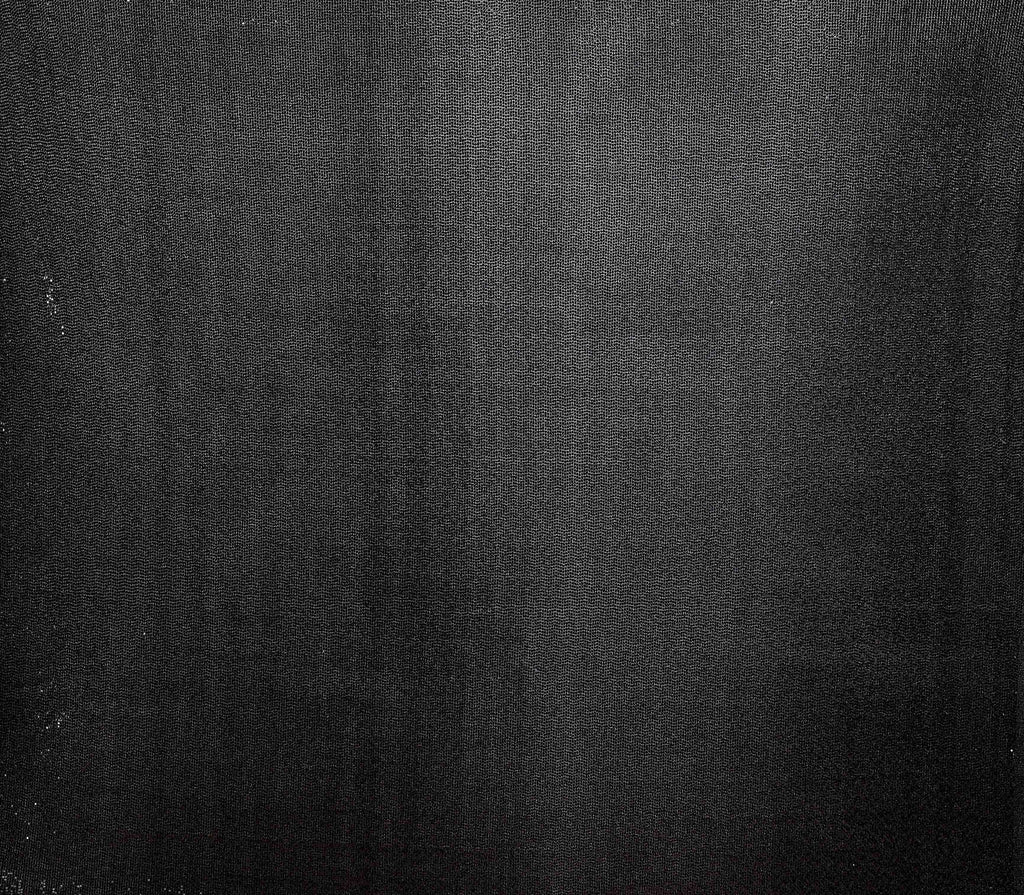 BLACK/BLACK | 25454-TRANS - STAMP ALL OVER TRANS STRETCH KNIT - Zelouf Fabrics