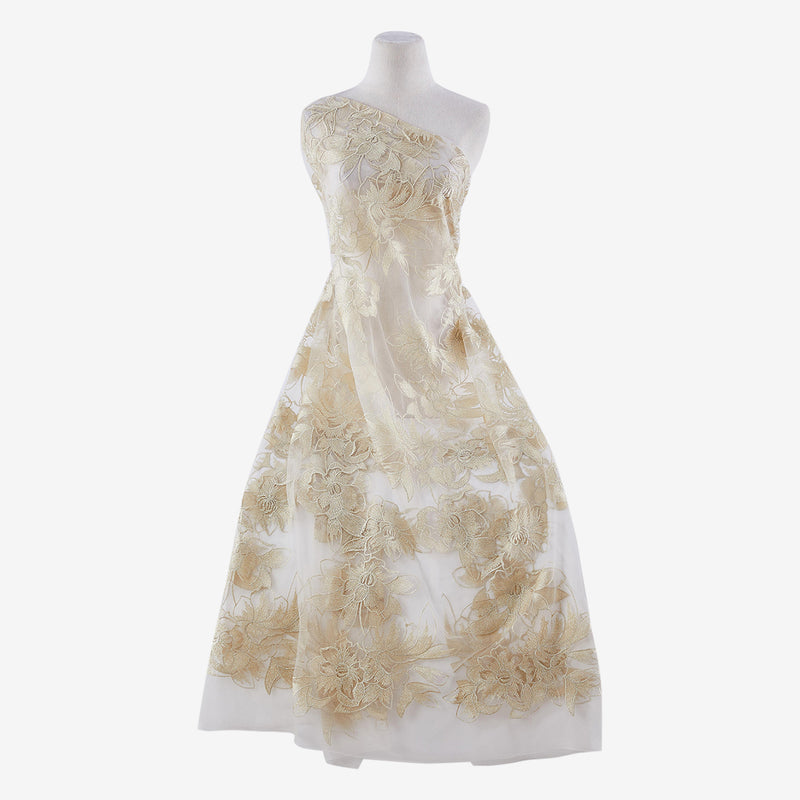 FREYA METALLIC FLORAL MESH | 25494-1060