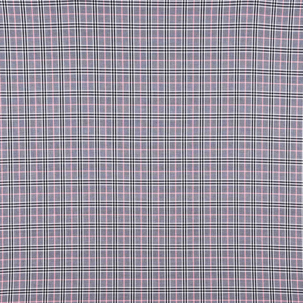 CORAL COMBO | 25507 - WU PLAID SUITING - Zelouf Fabrics