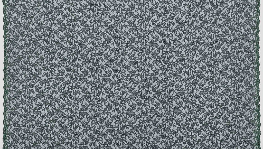 EMERALD/NAVY | 25538-2TONEGLIT - BLAIRE TWO TONE GLITTER LACE - Zelouf Fabrics