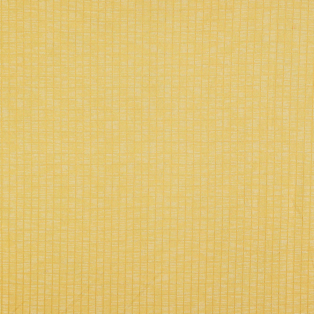 YELLOW/WHITE | 25558 - TINA LUREX HINT BOUCLE KNIT - Zelouf Fabric