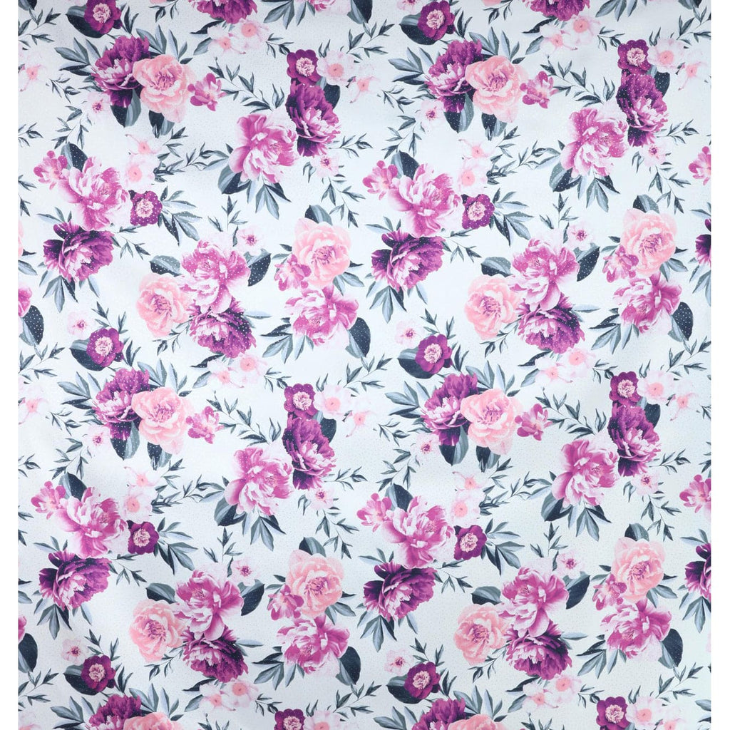 JENNIE PRINT FOIL MIKADO  | 25583FOL-4765DP  - Zelouf Fabrics