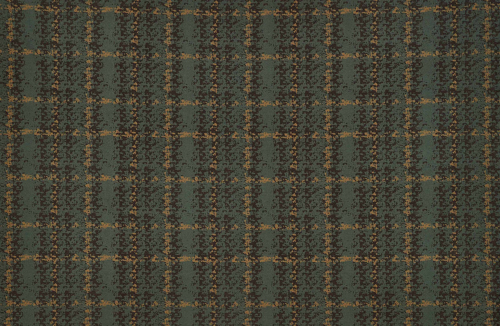 HUNTER/MUSTARD | 25600-5664DP - OLIVIA WOVEN TEXTURE PRINT SCUBA CREPE - Zelouf Fabrics