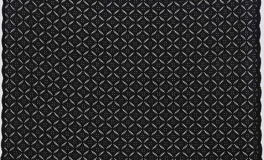 BLACK | 25606 - EMILIA DIAMOND GEO LACE - Zelouf Fabrics