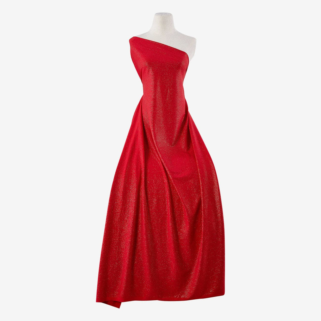 AMELIA STRIPE GLITTER ITY  | 25637 ARRESTING RED - Zelouf Fabrics