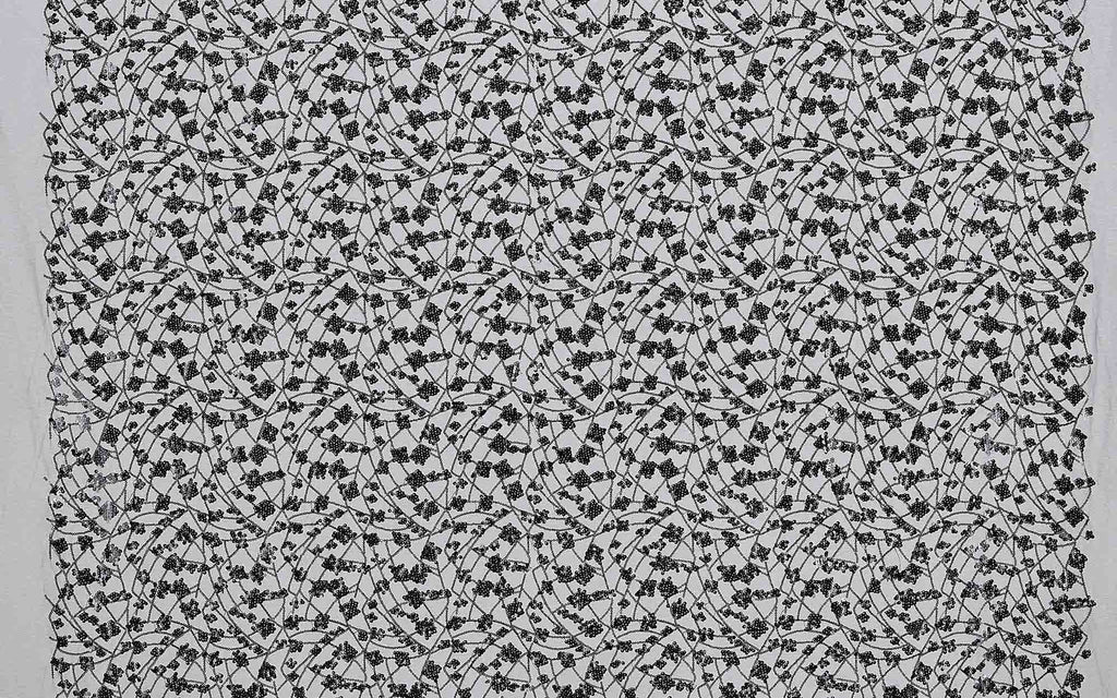 FRYE LACED SEQUIN EMBROIDERY MESH  | 25668  - Zelouf Fabrics