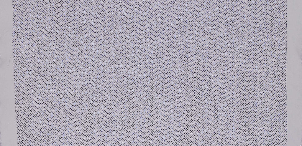 ARRESTING NAVY | 25679 - EMMY CHEVRON MIX SEQUIN EMBROIDERY MESH - Zelouf Fabrics