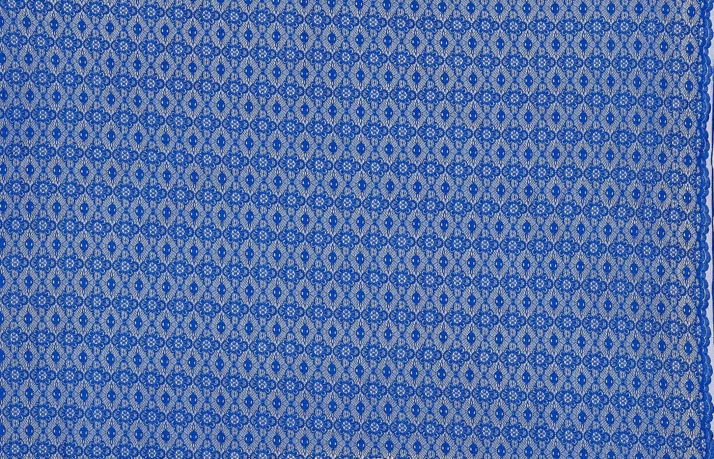 BRILLIANT ROYAL | 25695 - SYDNEY CROCHET COTTON LACE - Zelouf Fabrics