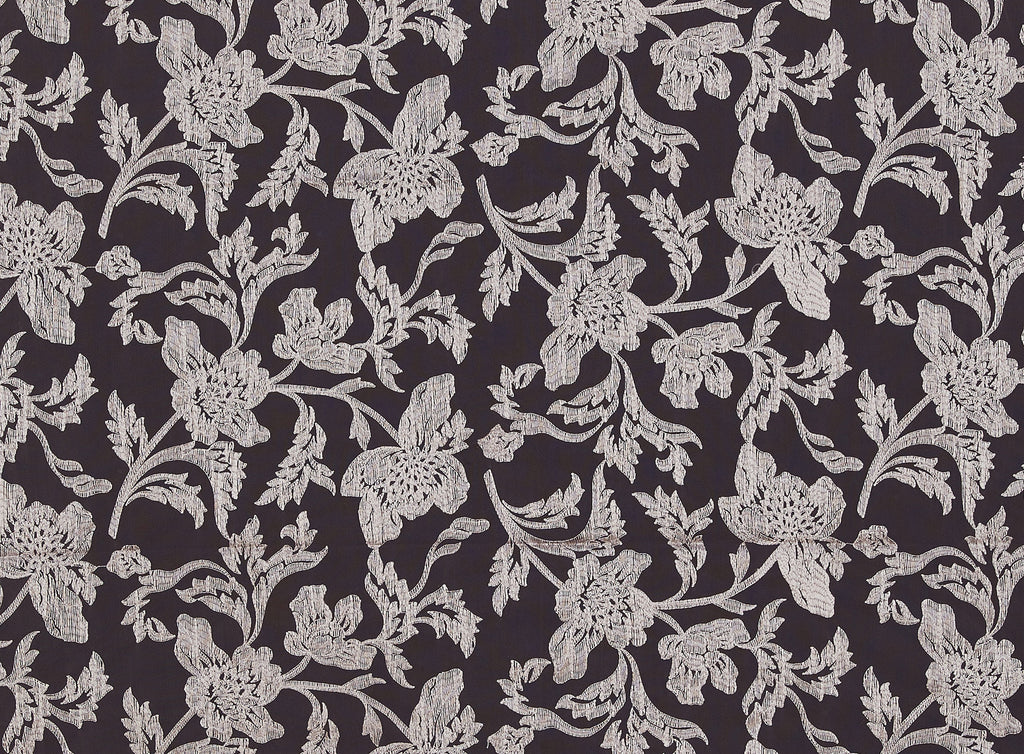 ROSE/TAUPE | 25708 - AYLLIA FLORAL EMBROIDERY MESH - Zelouf Fabrics