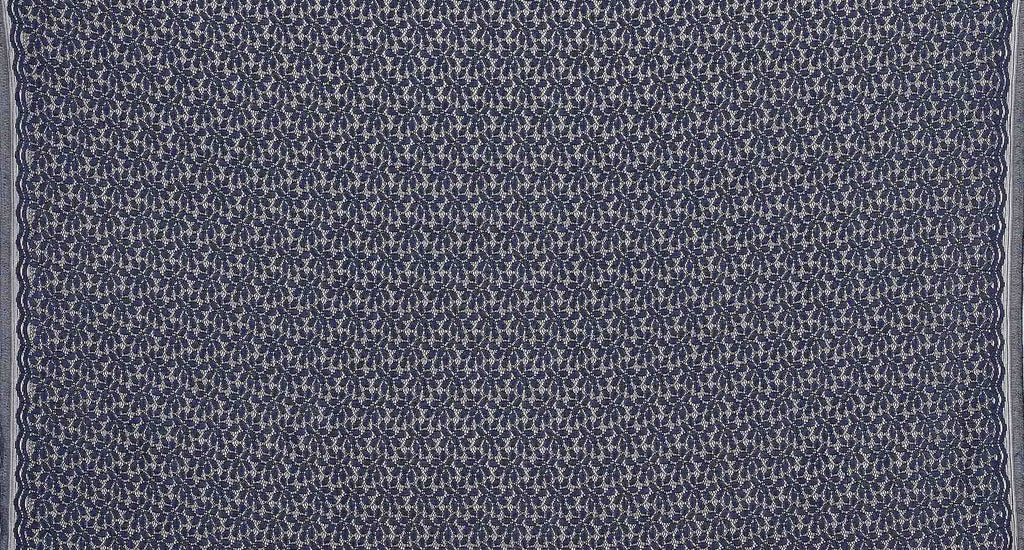 ARRESTING NAVY | 25725 - DANDELLION LACE - Zelouf Fabrics