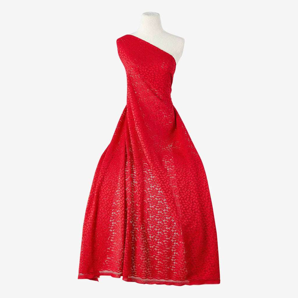 DANDELLION LACE  | 25725 ARRESTING RED - Zelouf Fabrics
