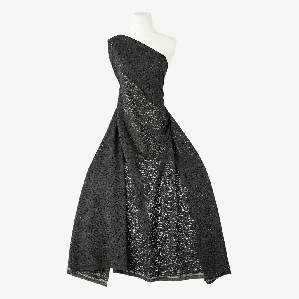 DANDELLION LACE  | 25725 BLACK - Zelouf Fabrics