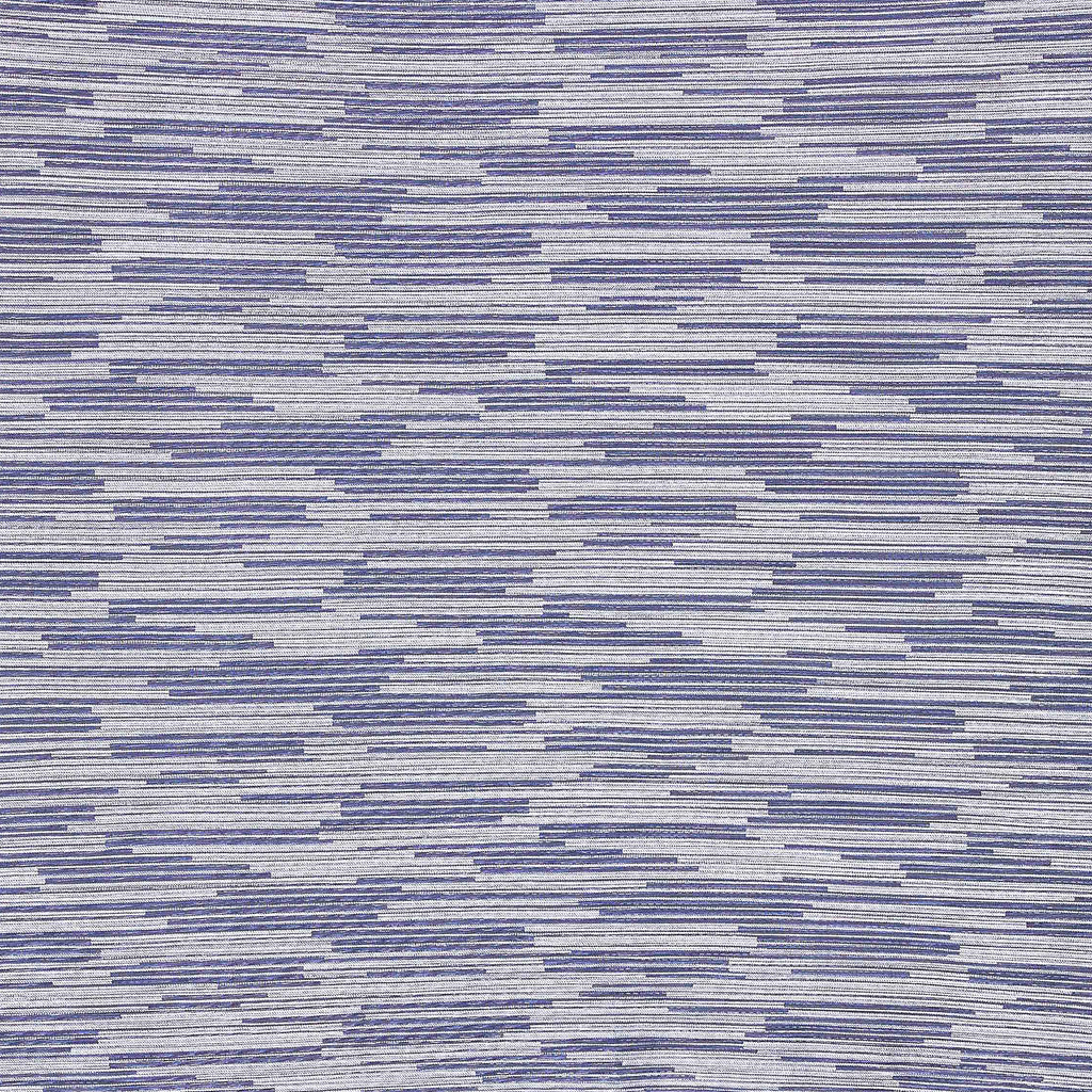DAZZLING IRIS/SILVER | 25733 - GISELLA FOIL PRINT LUREX TEXTURE KNIT - Zelouf Fabrics 