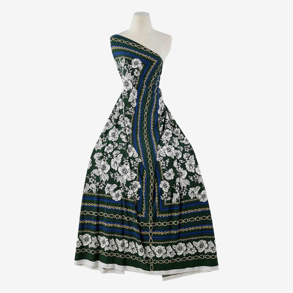 ARRESTING EMERALD |  25759-1181P - AIDA PUFF PRINT ITY - Zelouf Fabrics