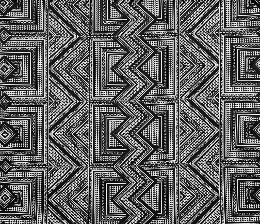 BLACK COMBO |  25760-1181P - ELLIE PUFF PRINT ITY - Zelouf Fabrics