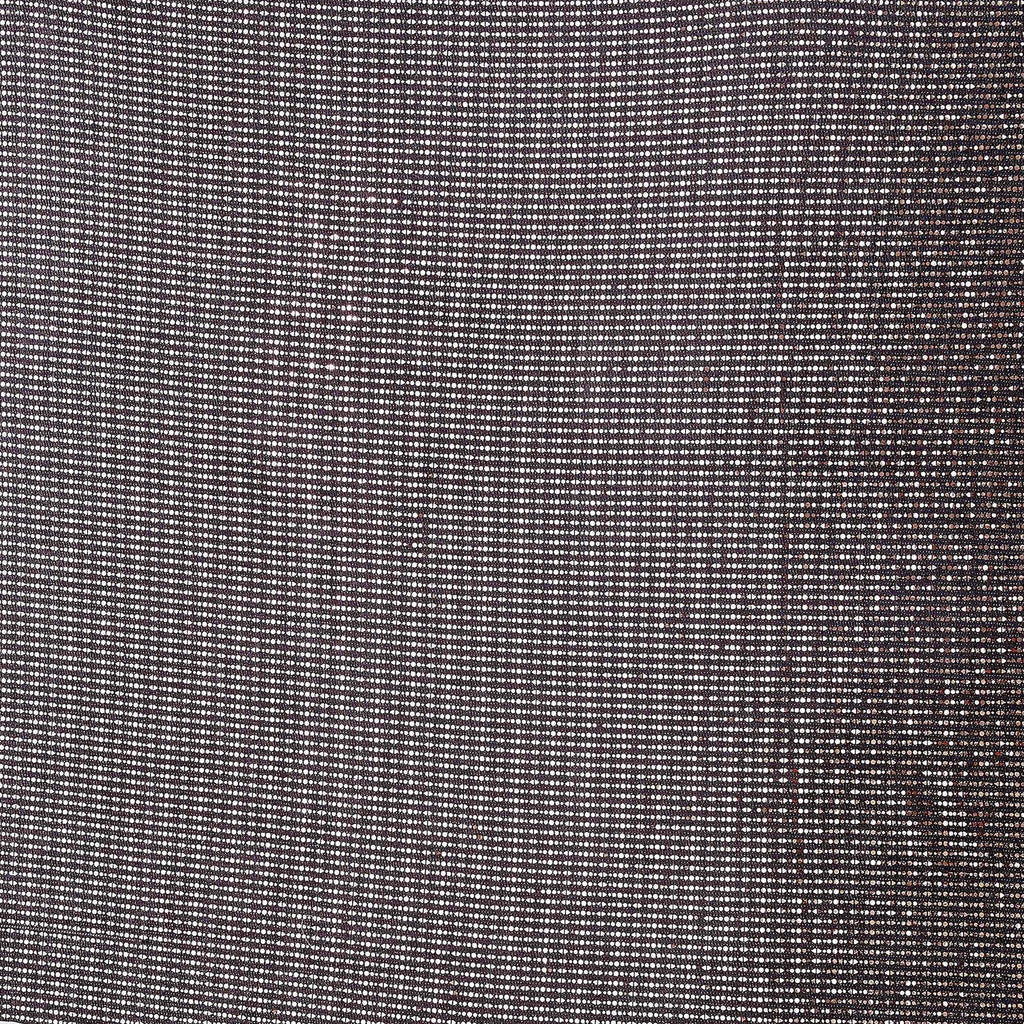 BLACK/ROSEGOLD | 25786 - VARIGATED TRANS LUREX KNIT - Zelouf Fabrics